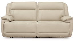 Double Deal 2-Piece Power Reclining Loveseat Sectional with Console