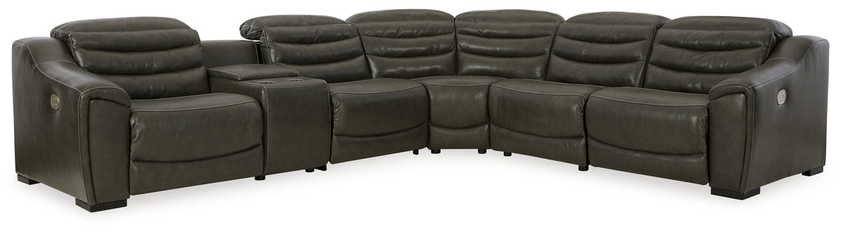 Center Line 4-Piece Power Reclining Sectional