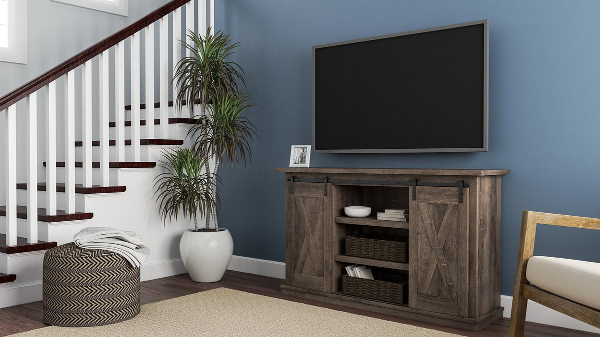 Arlenbry LG TV Stand w/Fireplace Option