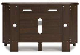 Camiburg Corner TV Stand with Electric Fireplace