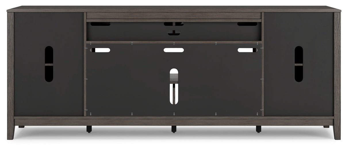 Montillan XL TV Stand w/Fireplace Option