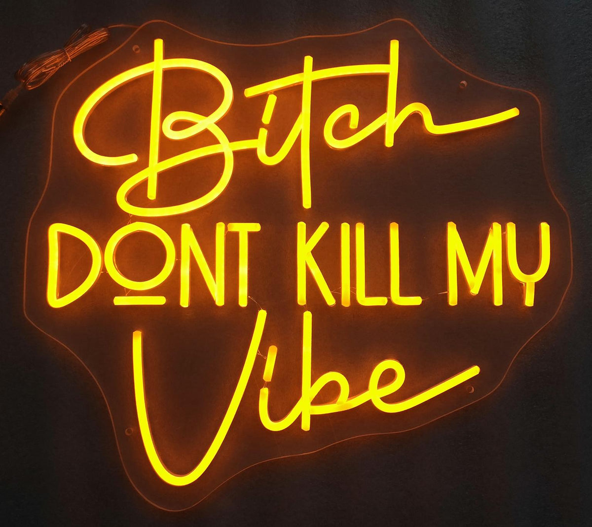 Neon Bitch DonÃ¢â¬â¢T Kill My Vibe Mixed Media