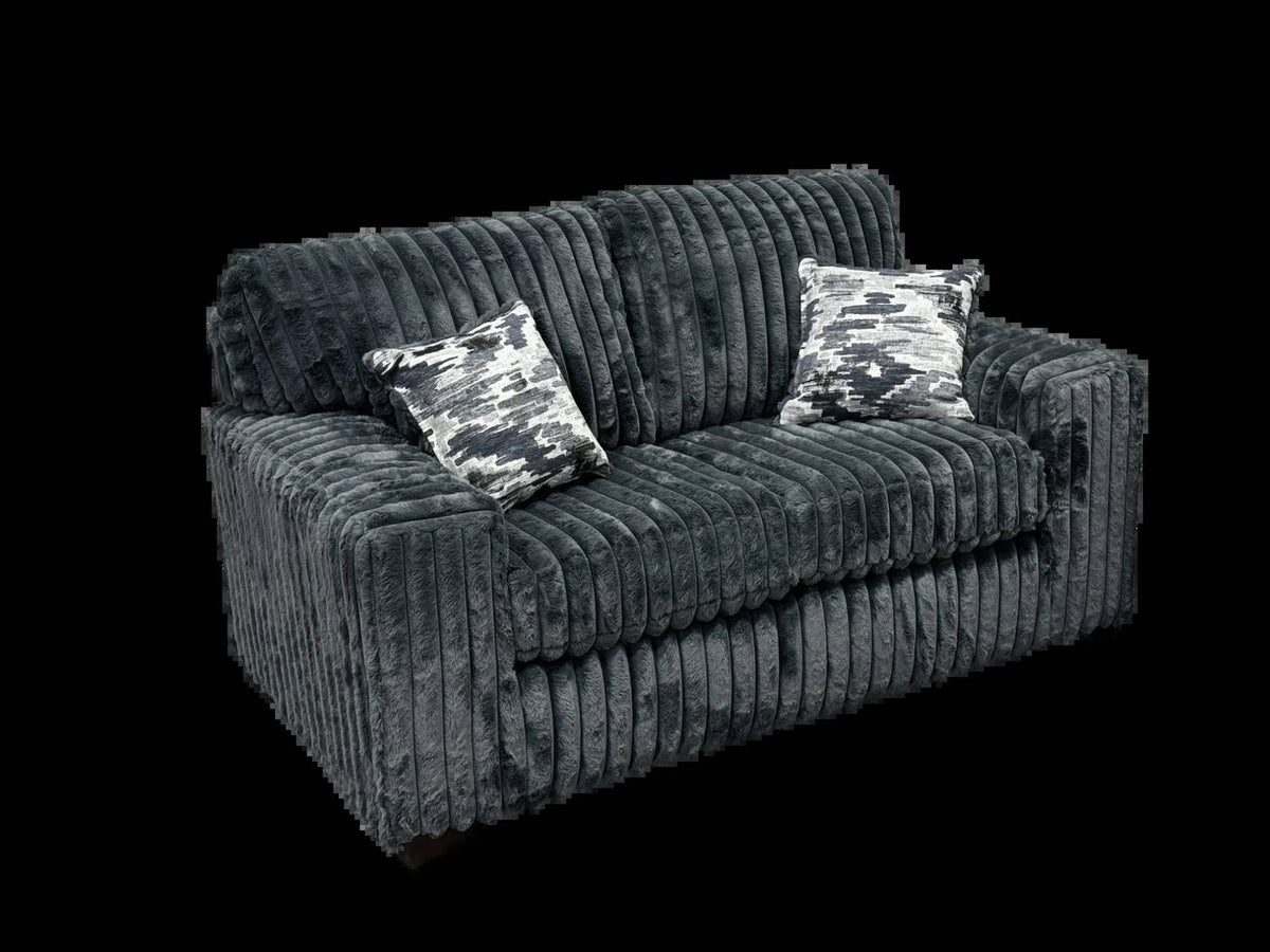 S319 Sofa and Loveseat (Charcoal)