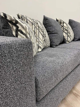 110-2PC Steel - Sofa and Loveseat Set