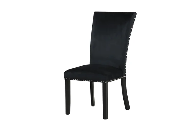 1220 Onyx - (FAUX MARBLE) Dining Table with 6 Chairs