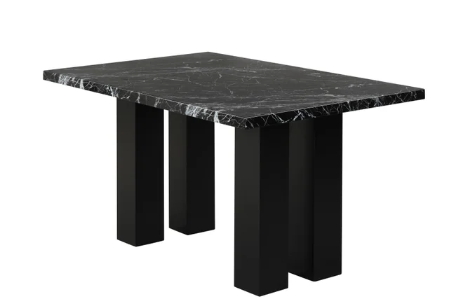 2220 Onyx - (FAUX MARBLE) Counter Height Table Set