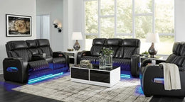 U271-06 Power 2PC or 3PC Reclining Set (Genuine Leather + Air Massage)