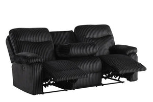 BRAVO - Black 3pc Reclining Set **ON SALE**