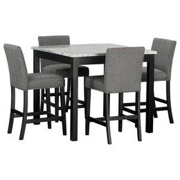 Dior12 - Pub Table + 4 Chair Set