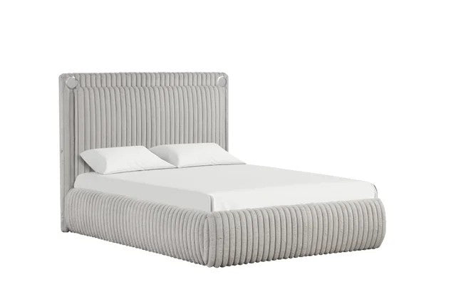 Diana Gray Platform Bed - Queen, King