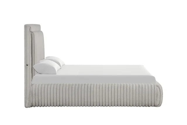 Diana Gray Platform Bed - Queen, King