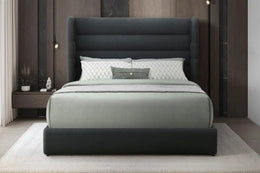 Hero Black Platform Bed (w/ Bluetooth Speaker) - Queen, King