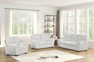 Tiffany20 Silver - 2PC or 3PC Living Room Set