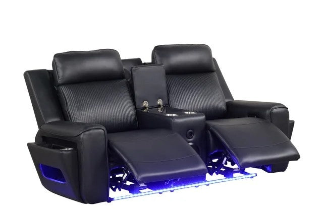 Rolls Royce Black Power Reclining Set **NEW ARRIVAL**