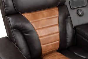 IBIZA POWER/POWER Brown Reclining Sectional **NEW ARRIVAL**