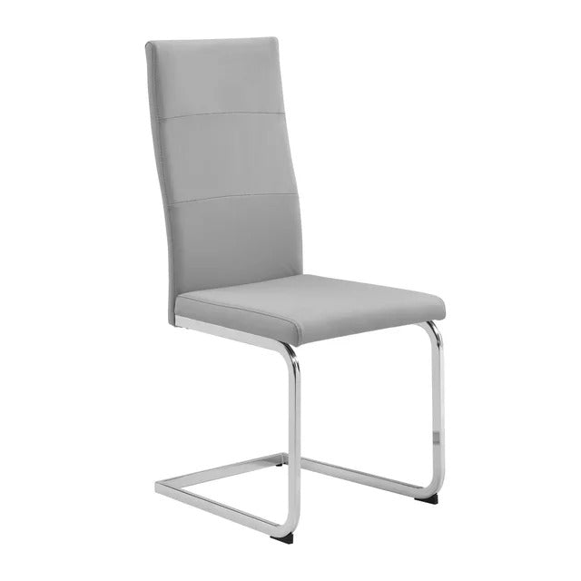 D201 Gray - Glass Table + 6 Chairs **NEW ARRIVAL**