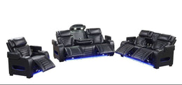 TOKYO 3PC Black Power Reclining Set – FREE Rug or TV!
