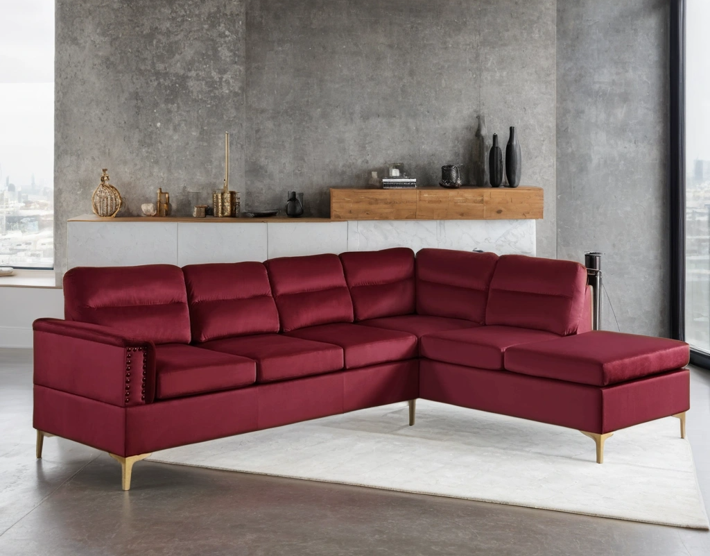 Vogue Sectional – Includes Free TV or Area Rug